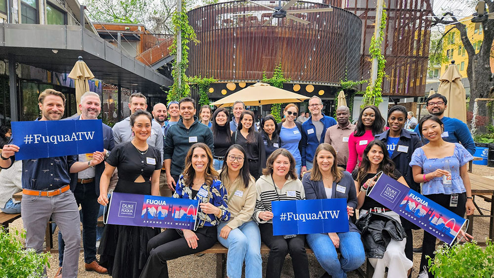 Fuqua alums gathered for Fuqua Around the World in Austin, TX