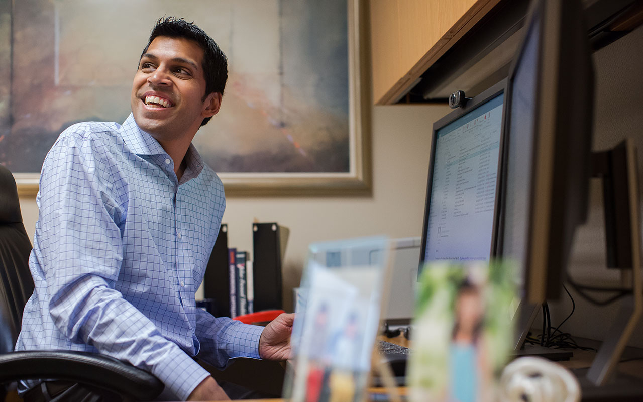 Professor Aaron "Ronnie" Chatterji at Duke University's Fuqua School of Business