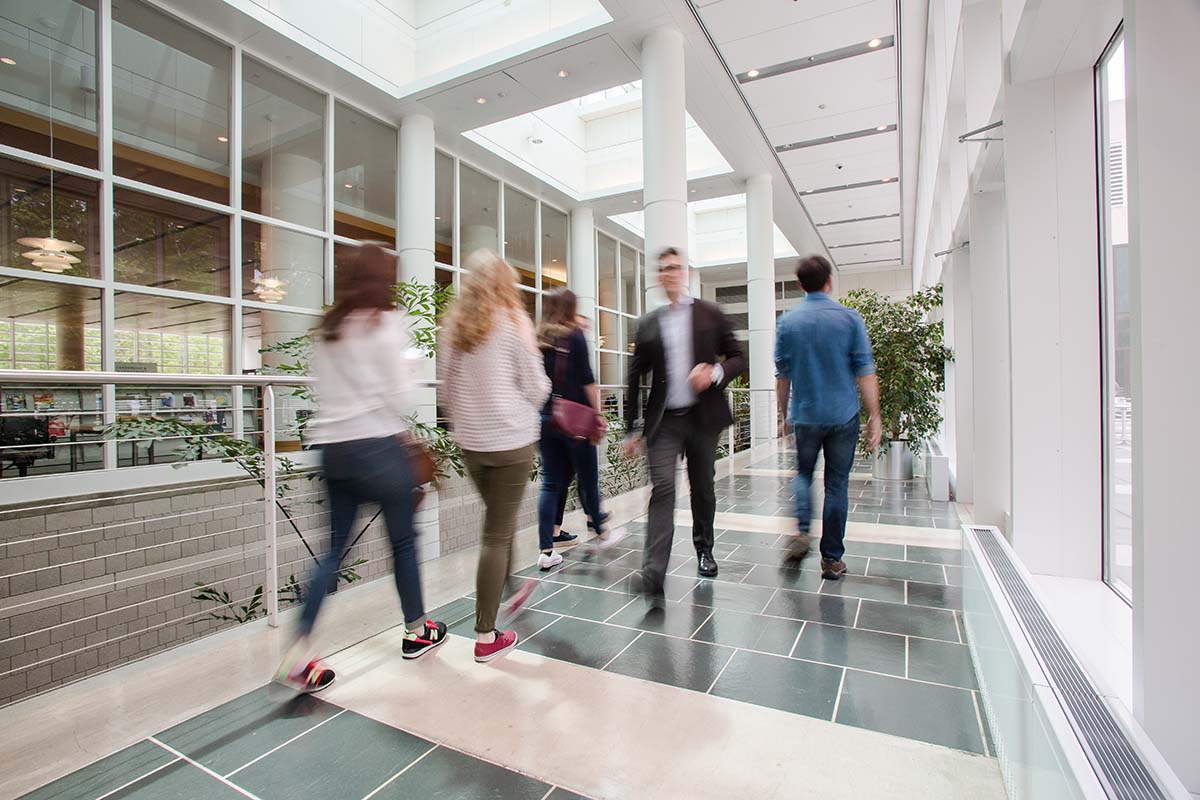 Hallway in front of Ford Library